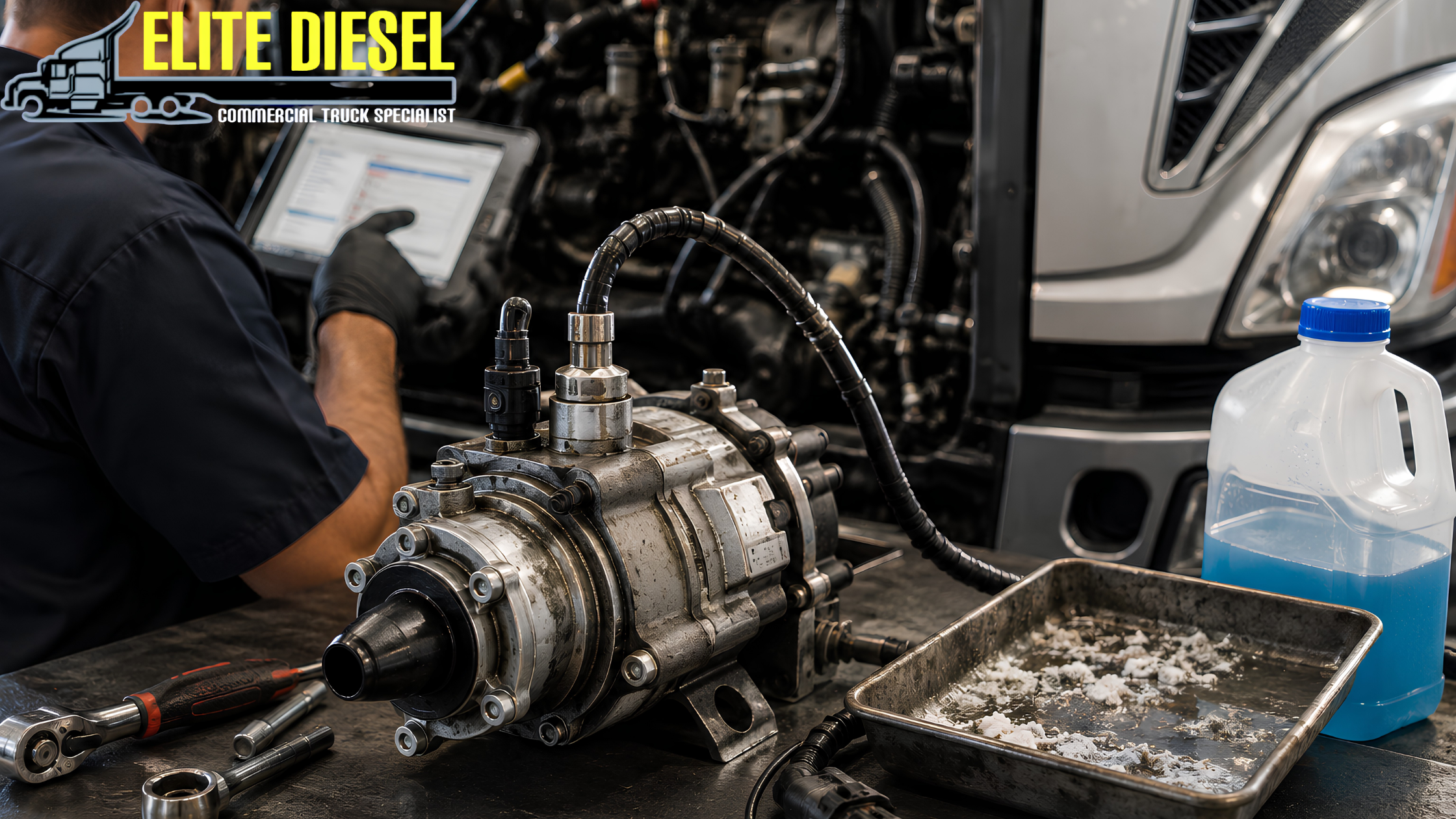 Detroit DD15 DEF doser and aftertreatment system diagnosis
