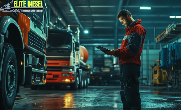 Heavy-duty diesel truck service intervals and preventive maintenance